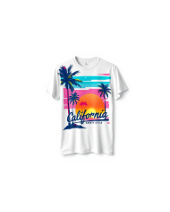 Playera Colorida California 345