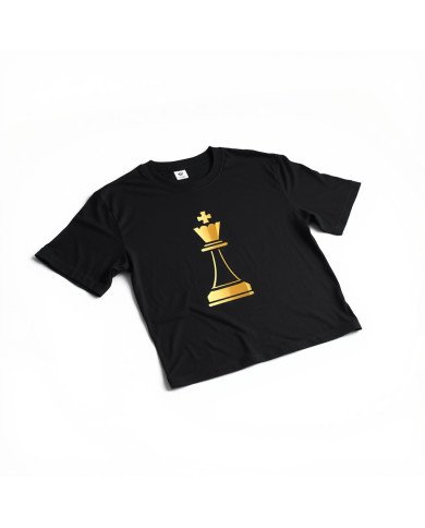 Chess King T-Shirt - Gold King Design