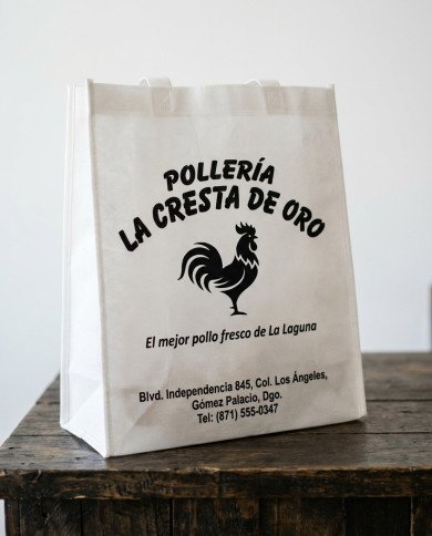 Custom Eco Tote Bags TNT - From 25 pcs $750 MXN