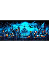 Taza Cerámica 11 oz Halloween Neón