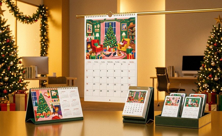 Guía de calendarios promocionales personalizados para fin de año